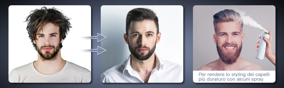 Pettine Elettrico Barba Capelli Multifunzionale