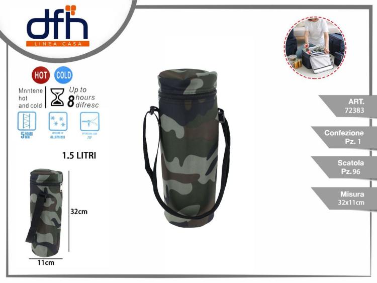 BORSA TERMICA ZAINO TERMICO FRIGO + PORTABOTTIGLIE CAMPEGGIO MARE VIAGGIO PICNIC