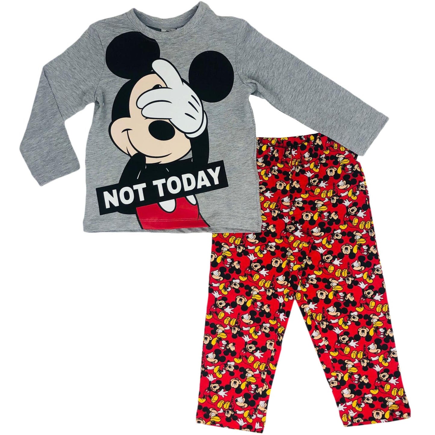 Pigiama Disney Mickey Mouse maniche lunghe bambino ufficiale 1263