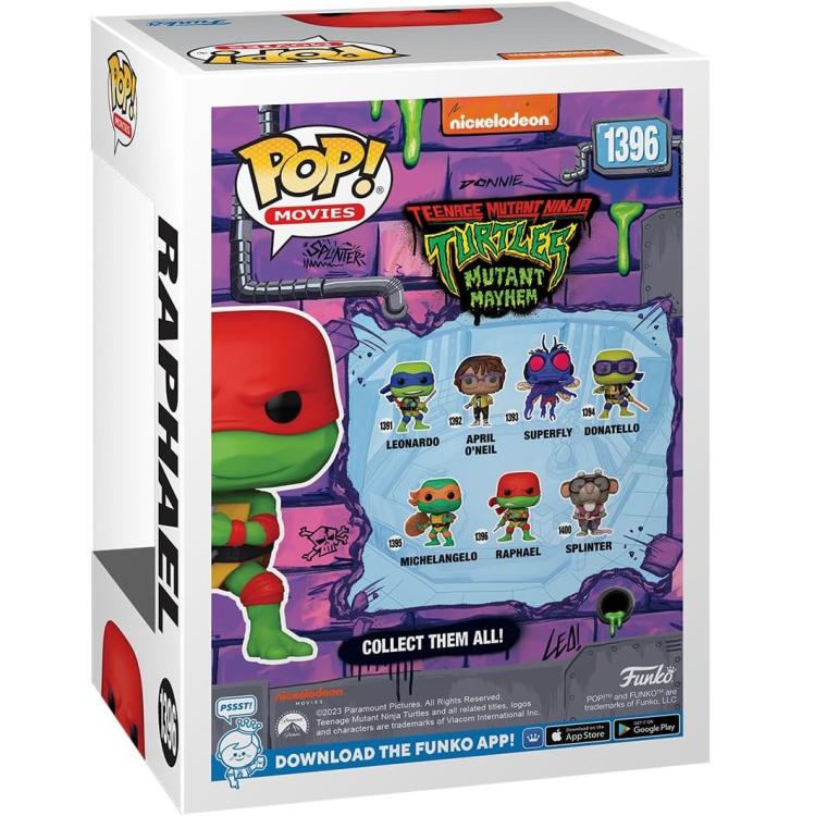 Funko Pop! Movies: Tmnt Teenage Mutant Ninja Turtles Raffaello (1396) Tartarughe