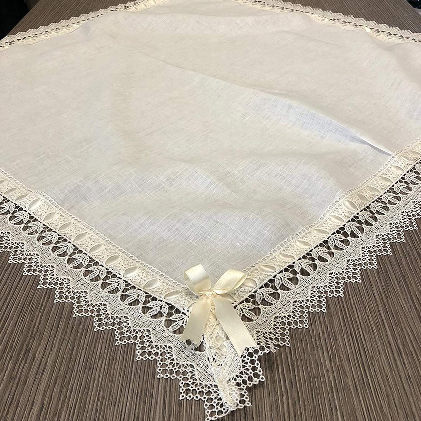 Centrotavola quadrato lino Nausikaa 90x90 cm 1698