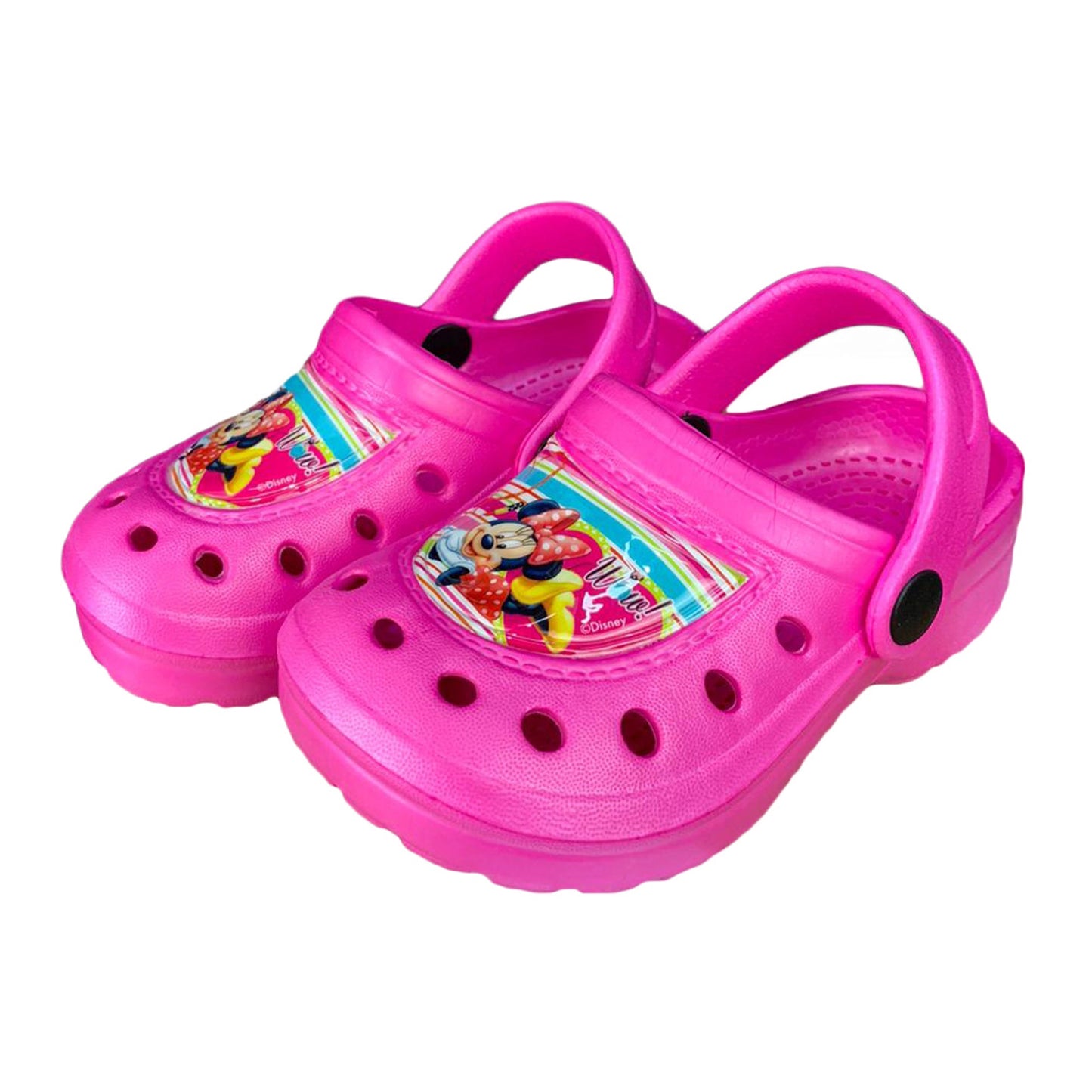 Pantofole Disney Minnie ciabatte per ragazza bambina zoccoli clog 1886