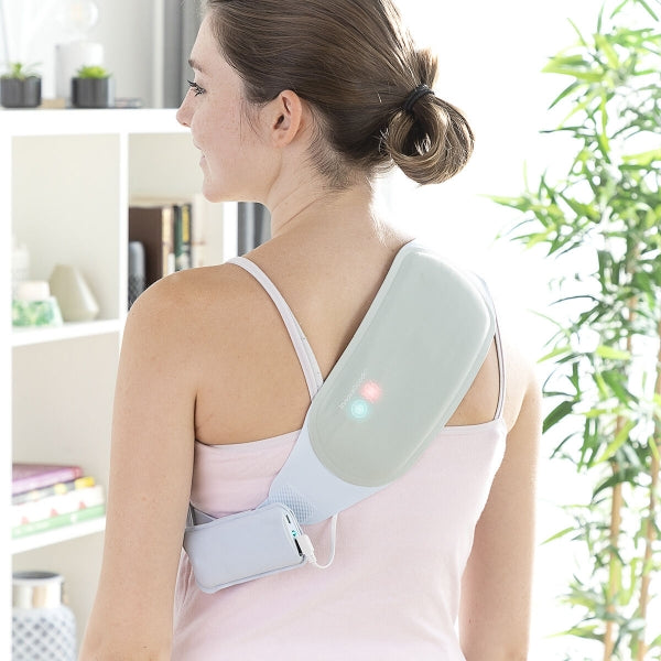 Cintura per Massaggio e Calore Senza Fili con Powerbank Beldisse InnovaGoods
