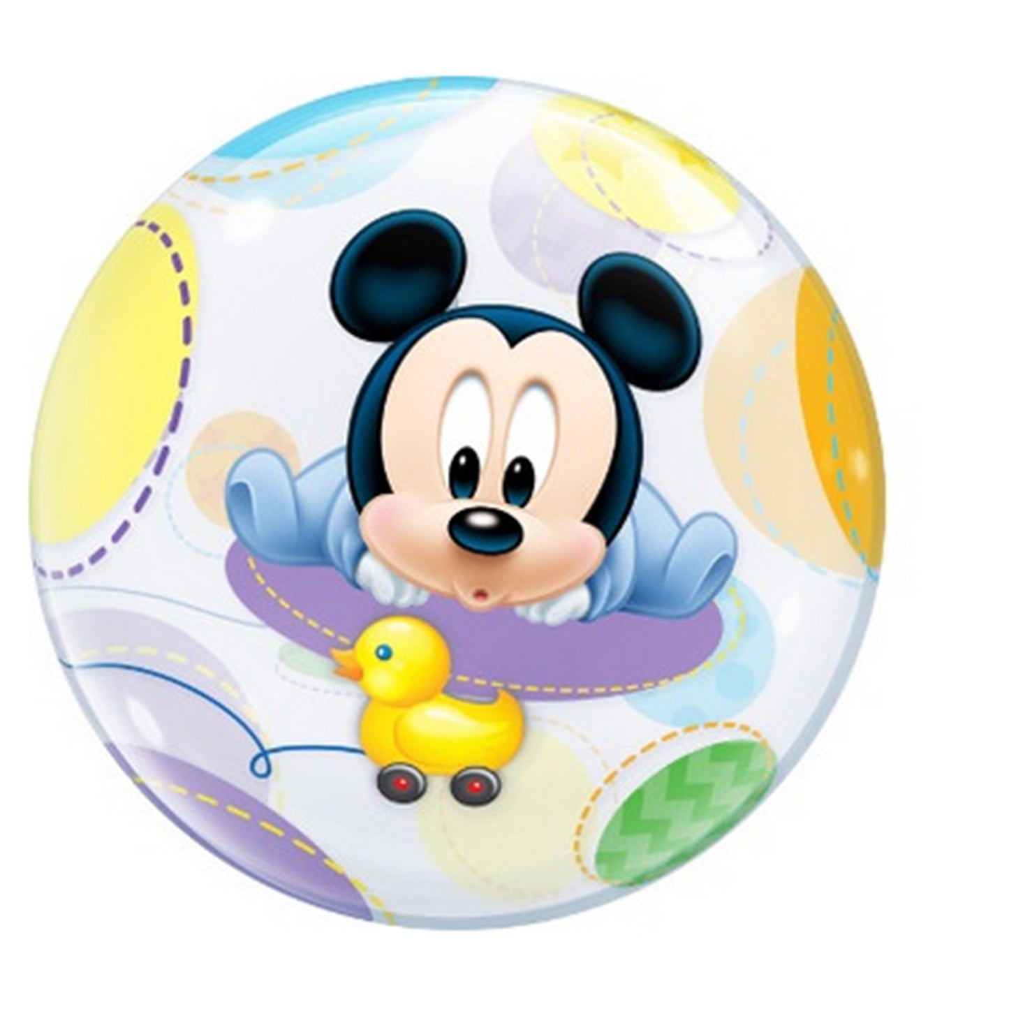 Pallone di plastica per feste di compleanno Disney Baby Mickey party 2007