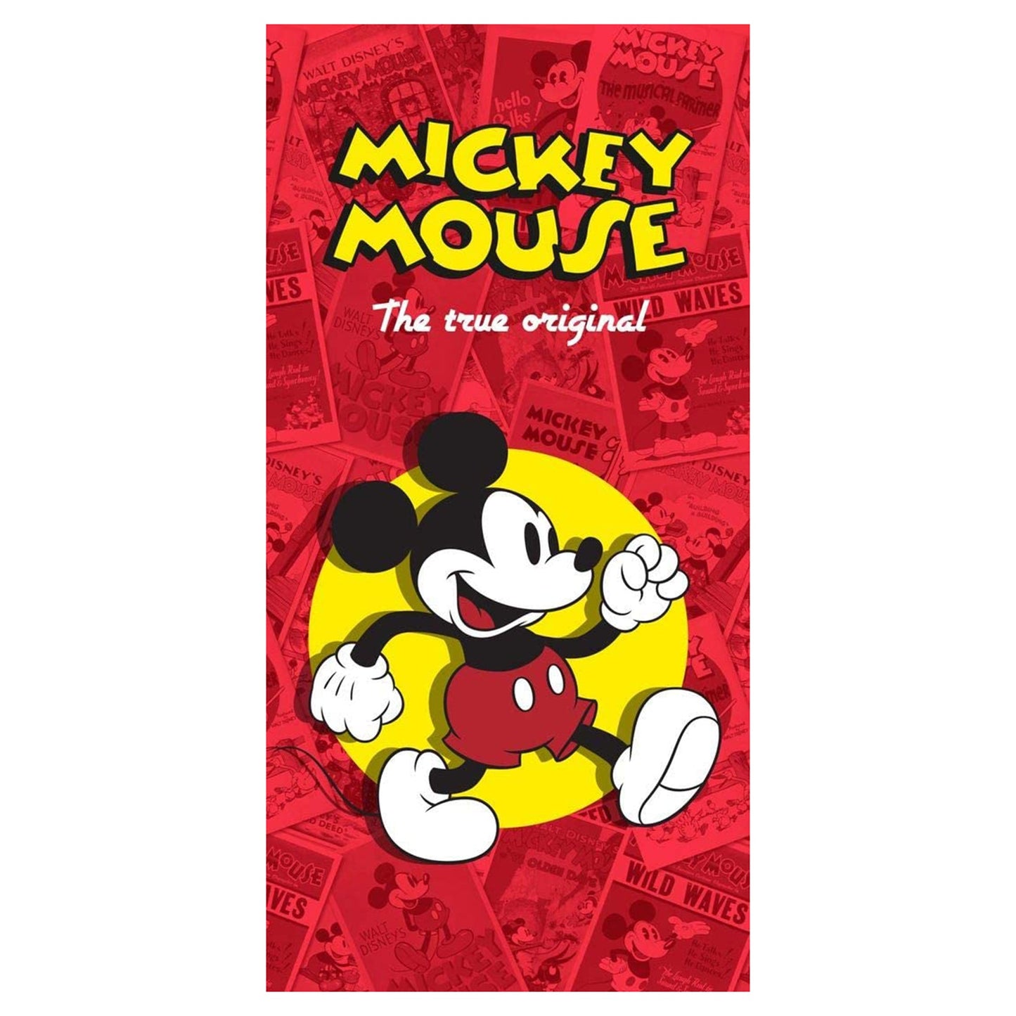 Telo mare spugna in cotone Disney Mickey Mouse piscina bambino 2701