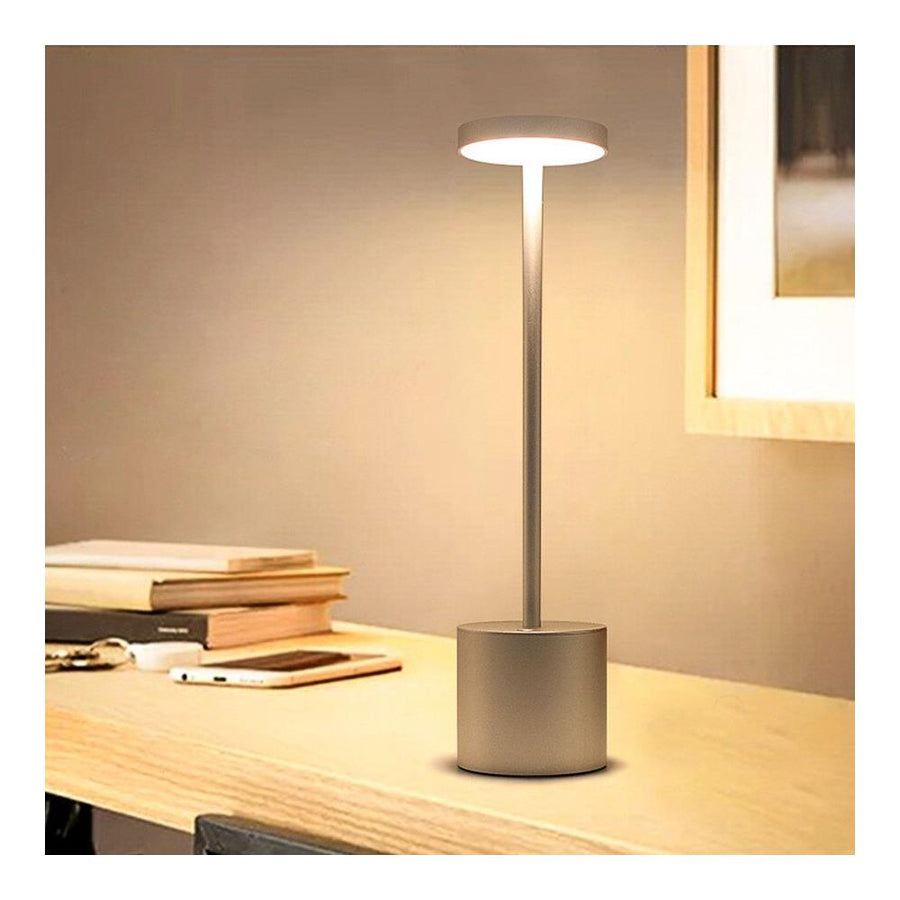 Lampada da tavolo Led senza fili con sensore tattile lampada da tavolo da pranzo moderna per bar ristorante ricaricabile per camera da letto