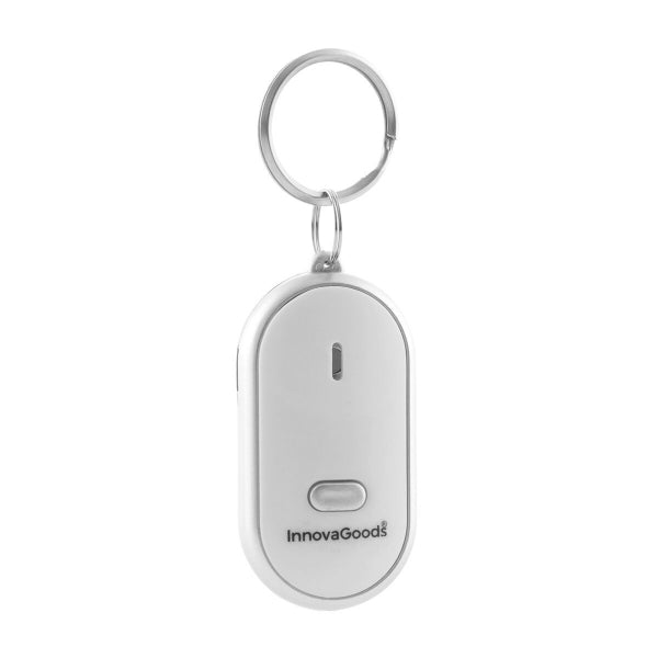 Portachiavi Localizzatore di Chiavi con Suono e Luce Led Attivabile con un Fischio