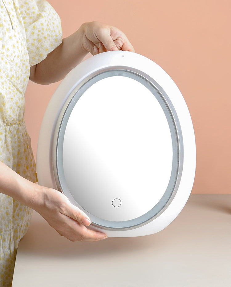 Organizer per cosmetici con specchio LED