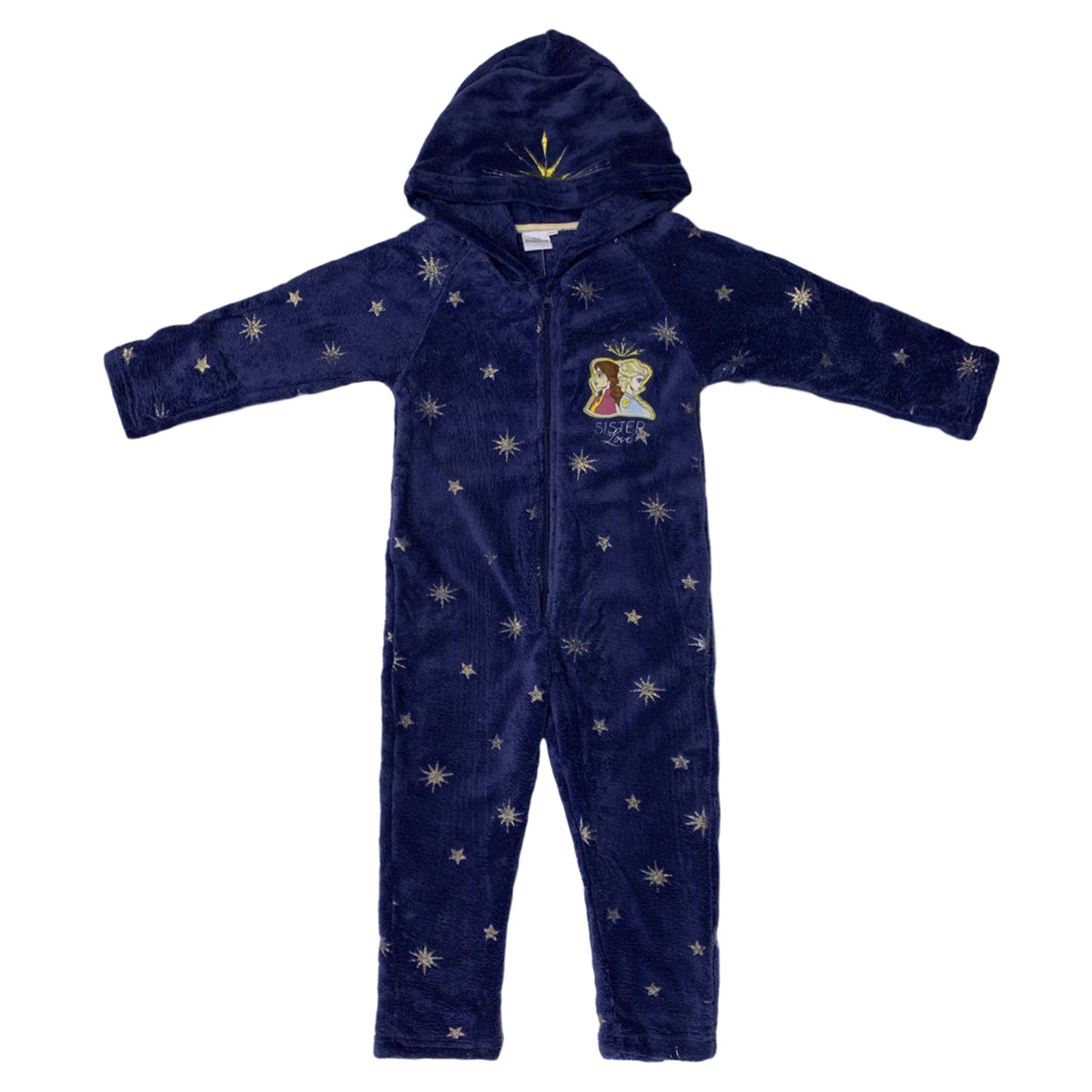 Pigiama un pezzo con cappuccio ufficiale Disney Frozen II bambina ragazza 3444