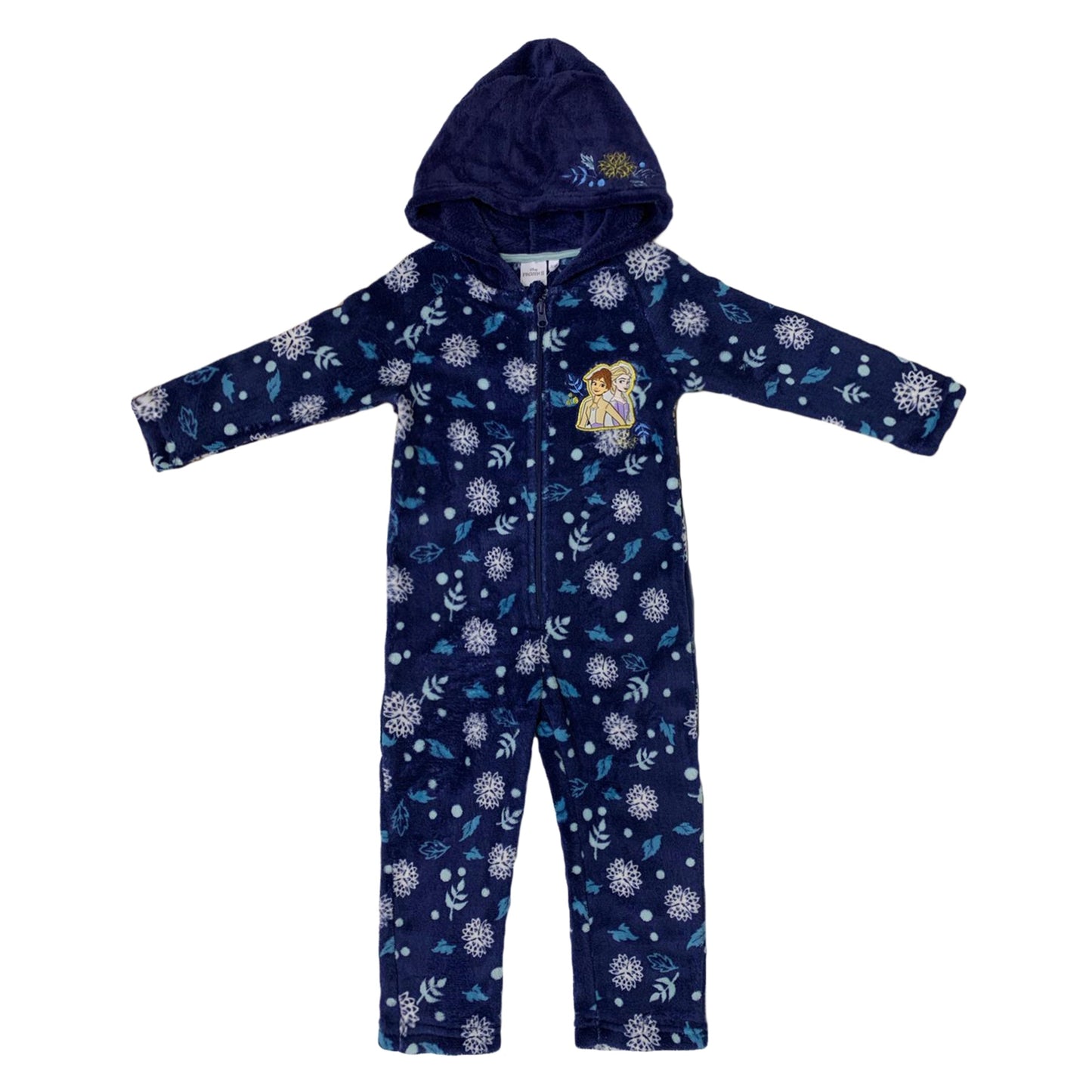 Pigiama un pezzo con cappuccio ufficiale Disney Frozen II bambina ragazza 3445