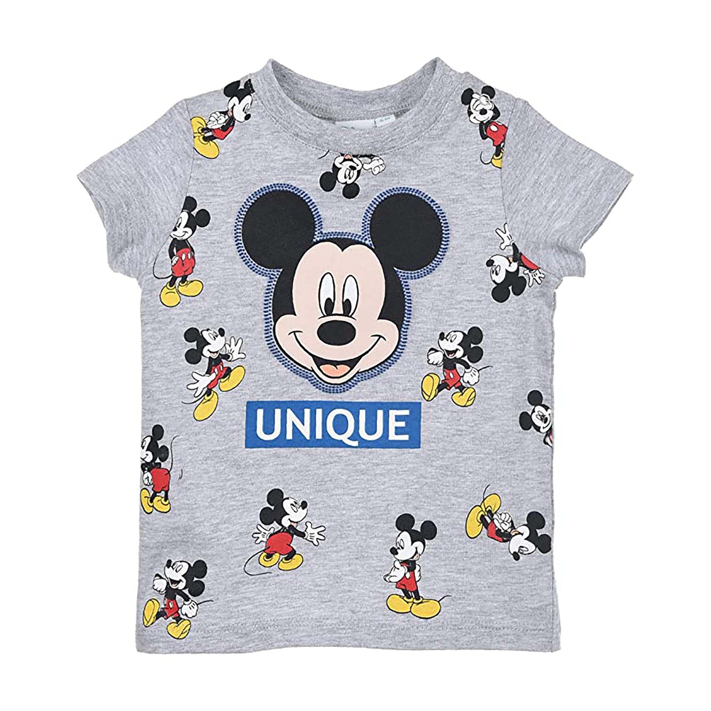 Maglietta neonato Disney Mickey Mouse in cotone bimbo maniche corte 4073