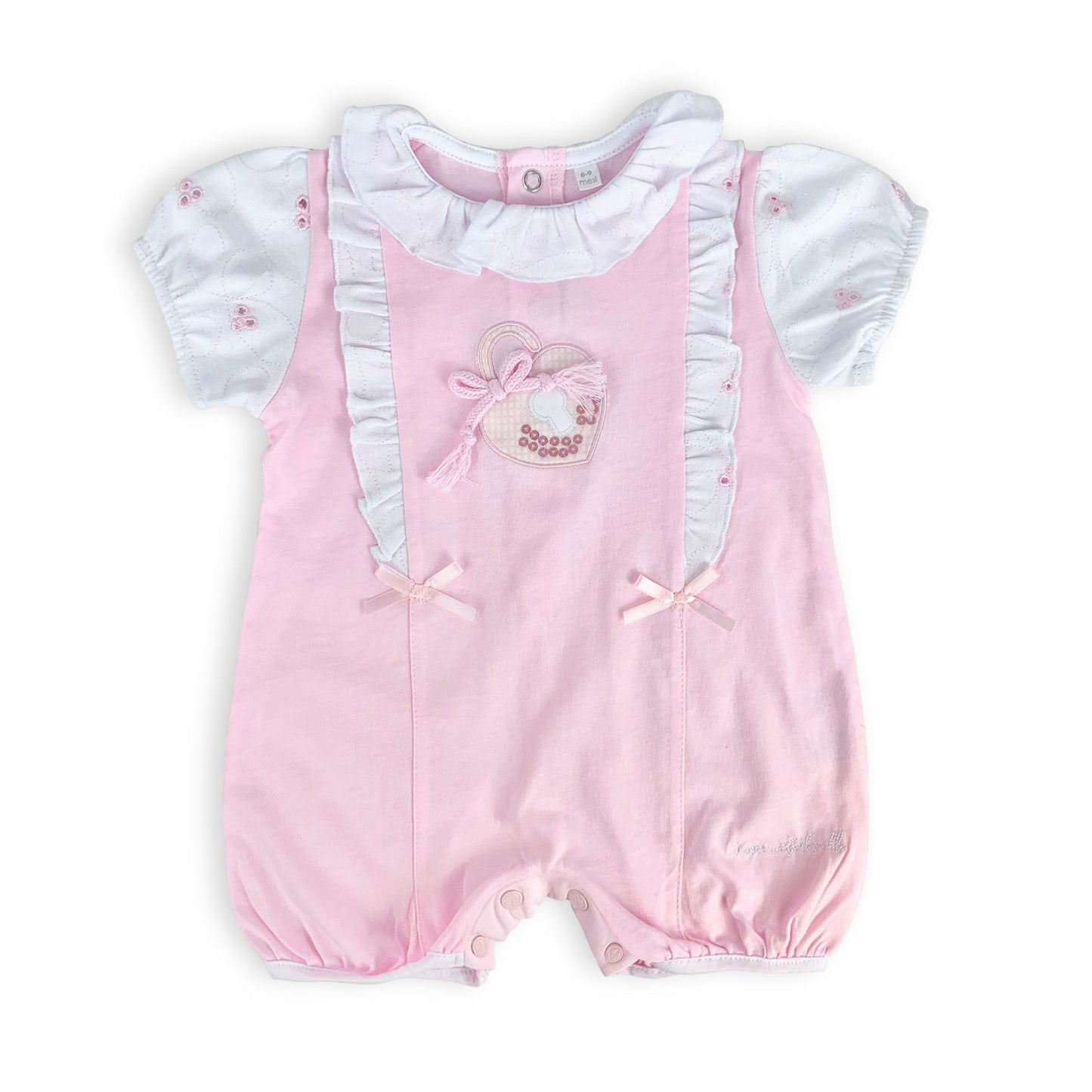 Pagliaccetto tutina bimba Nazareno Gabrielli body neonata in cotone 4168