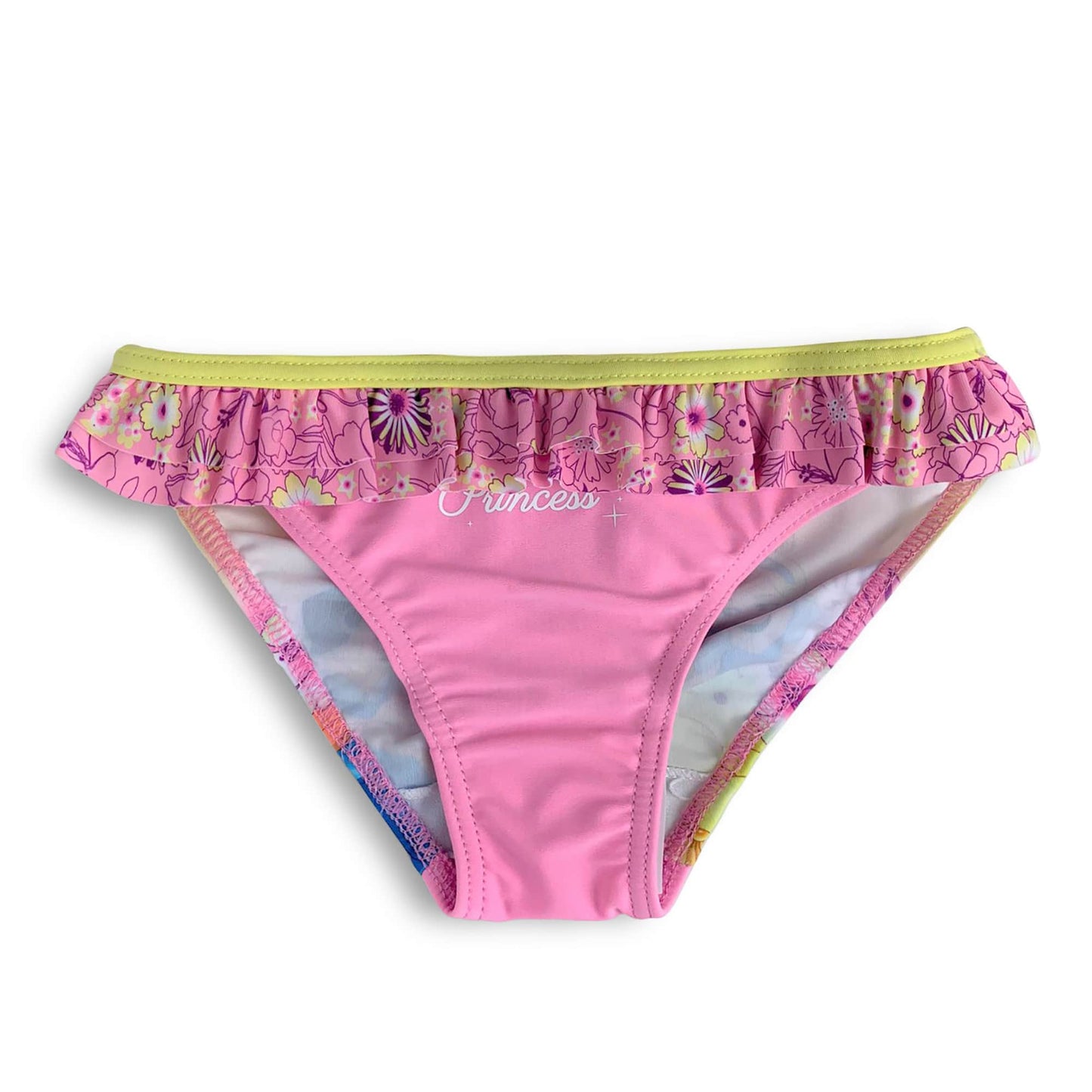 Costume mare Disney Principesse ufficiale per bambina slip volant piscina 4209