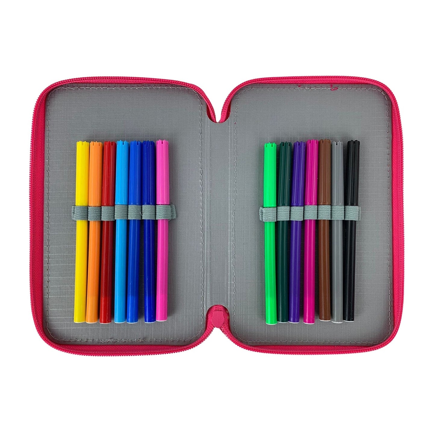 Astuccio borsello scuola Disney Minnie Mouse ufficiale colori 2 scomparti 4327