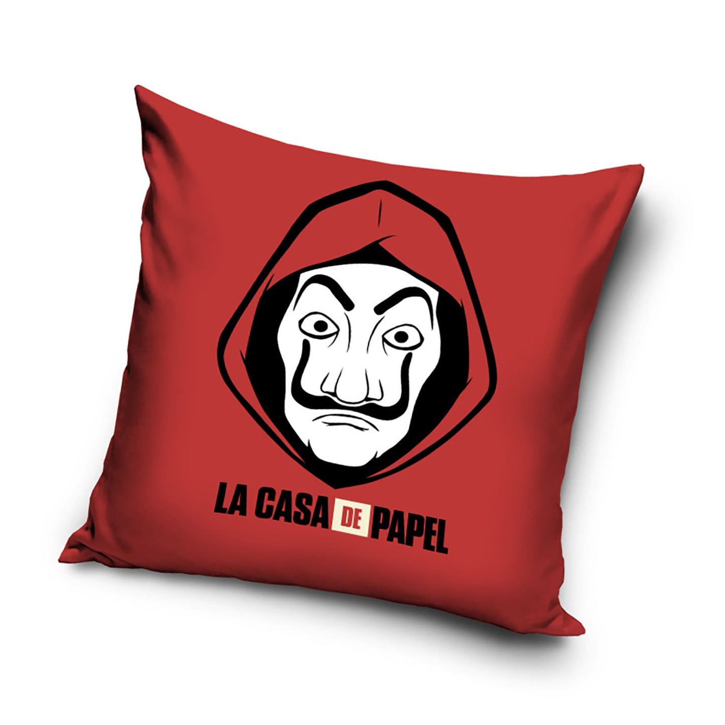 Federa copri cuscino microfibra stampata ufficiale La Casa di Carta 40x40cm 4381