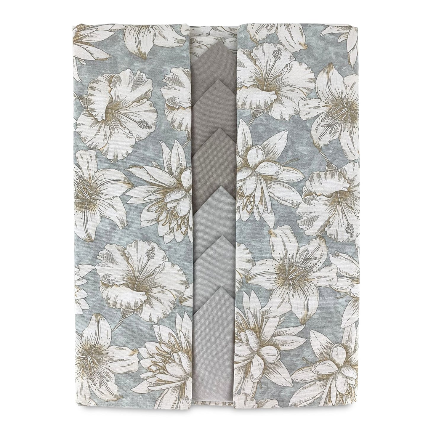 Servizio da tavola Vingi 12 posti tovaglia + tovaglioli stampa Fiori 4424