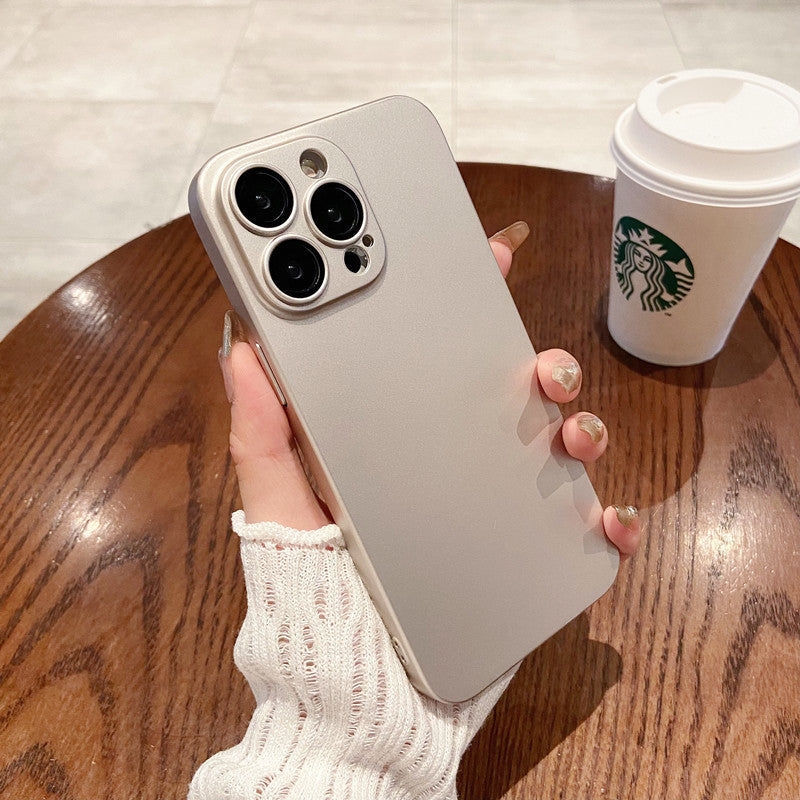 Ultra-thin Frosted Pc Phone Case All-inclusive Lens