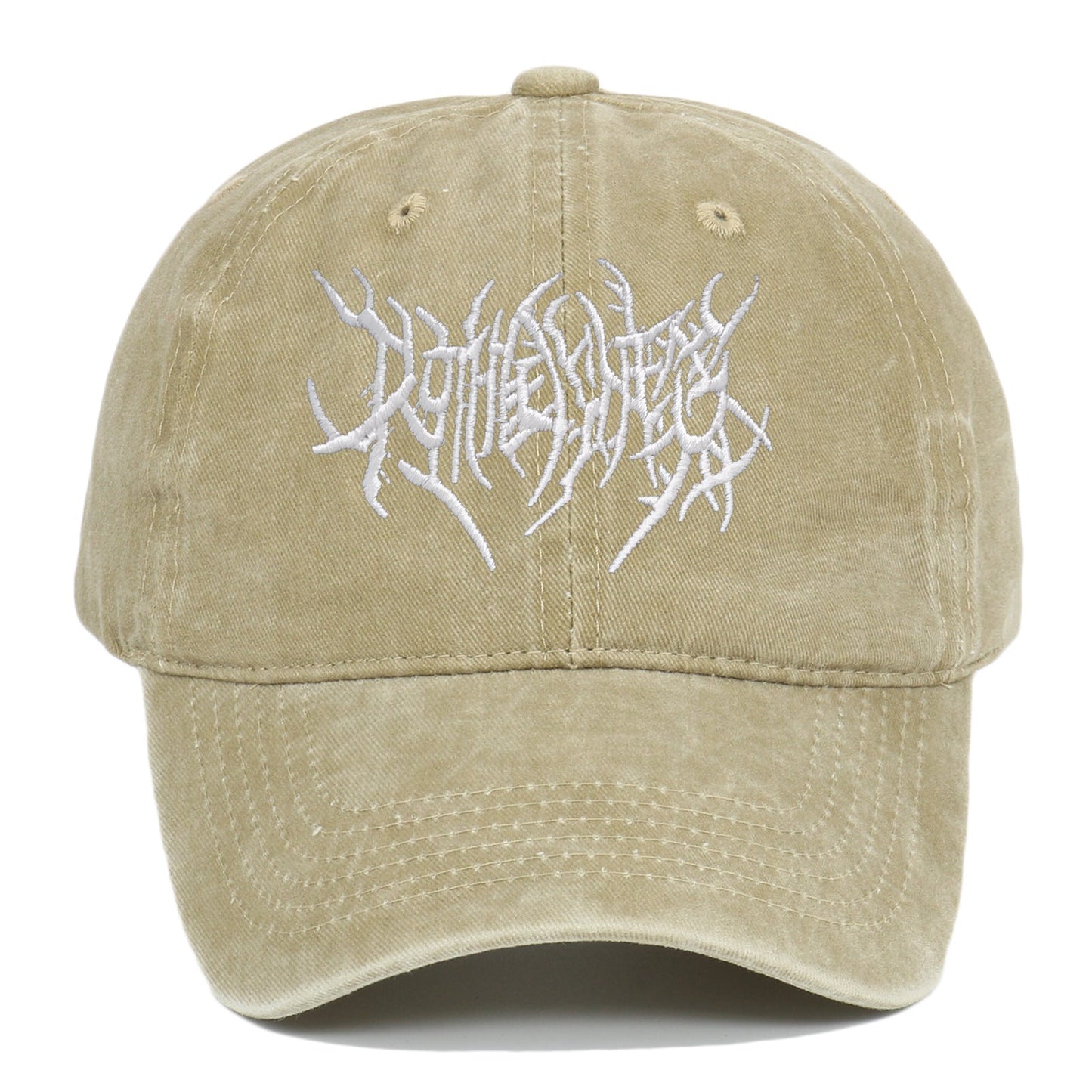 Retro Washed Baseball Cap Embroidered Hat