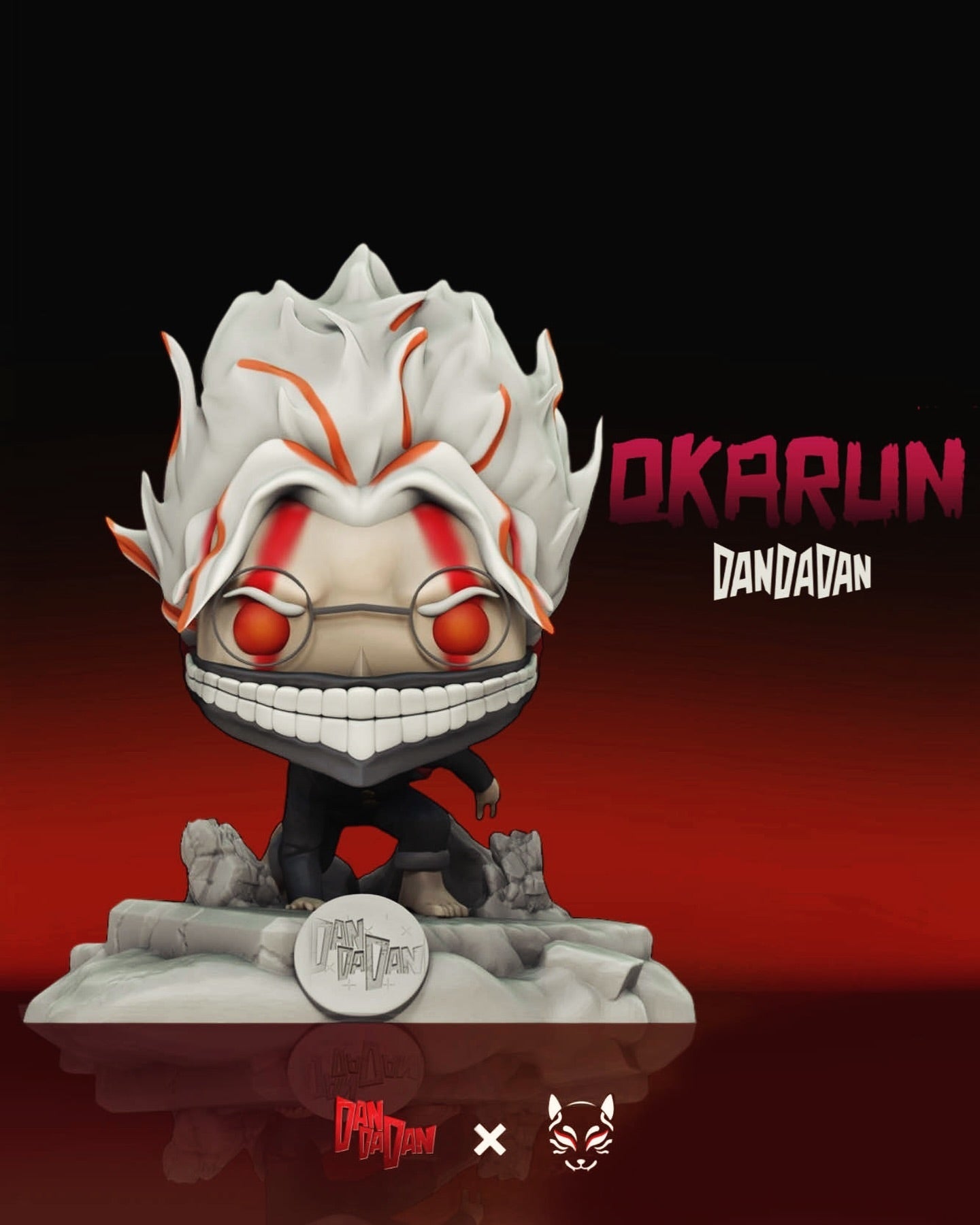 Funko Pop ! Animation - DanDanDan - (2100) Okarun (Transformed) Anime 9cm