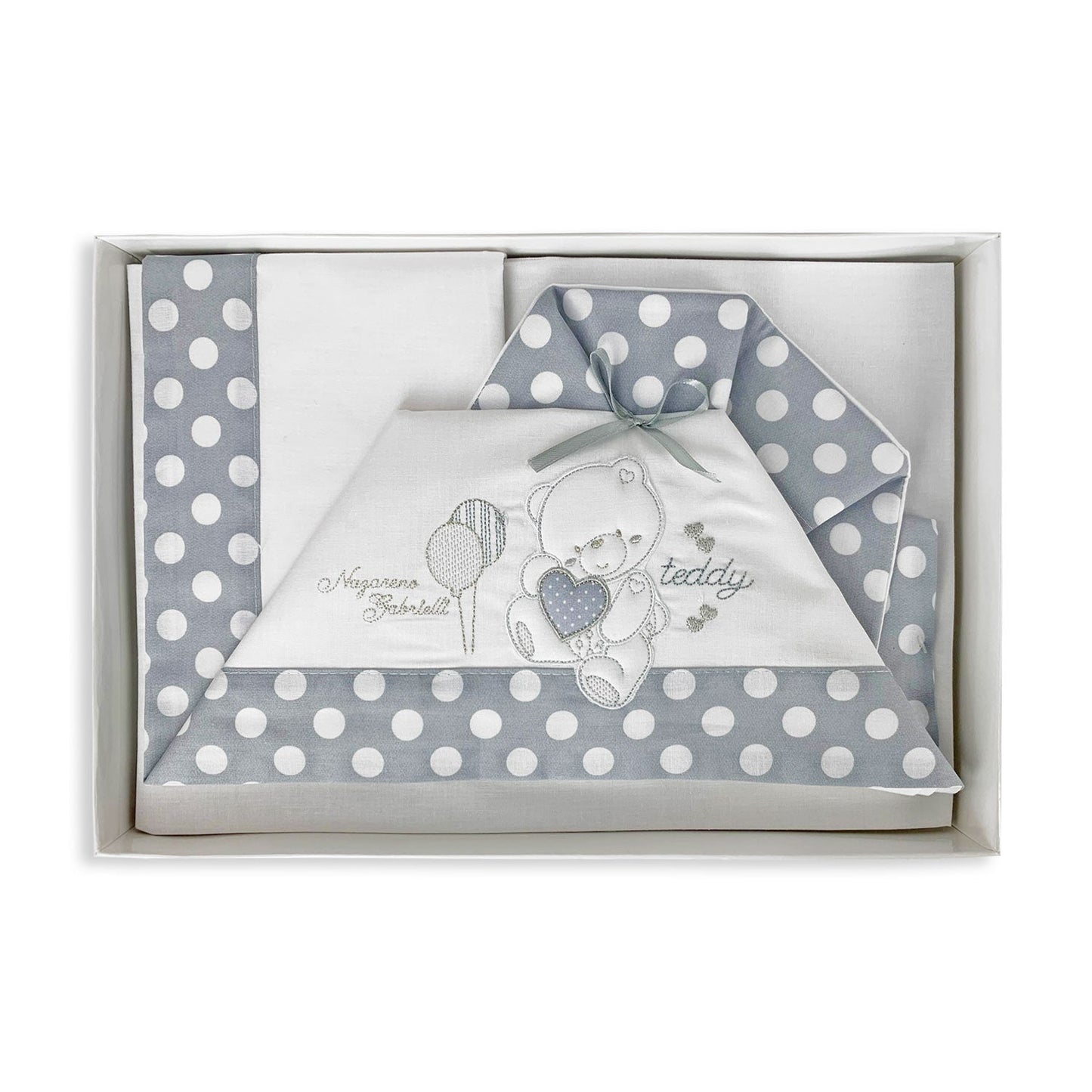 Coordinato culla lettino lenzuolino Nazareno Gabrielli neonato 3 pezzi 4724