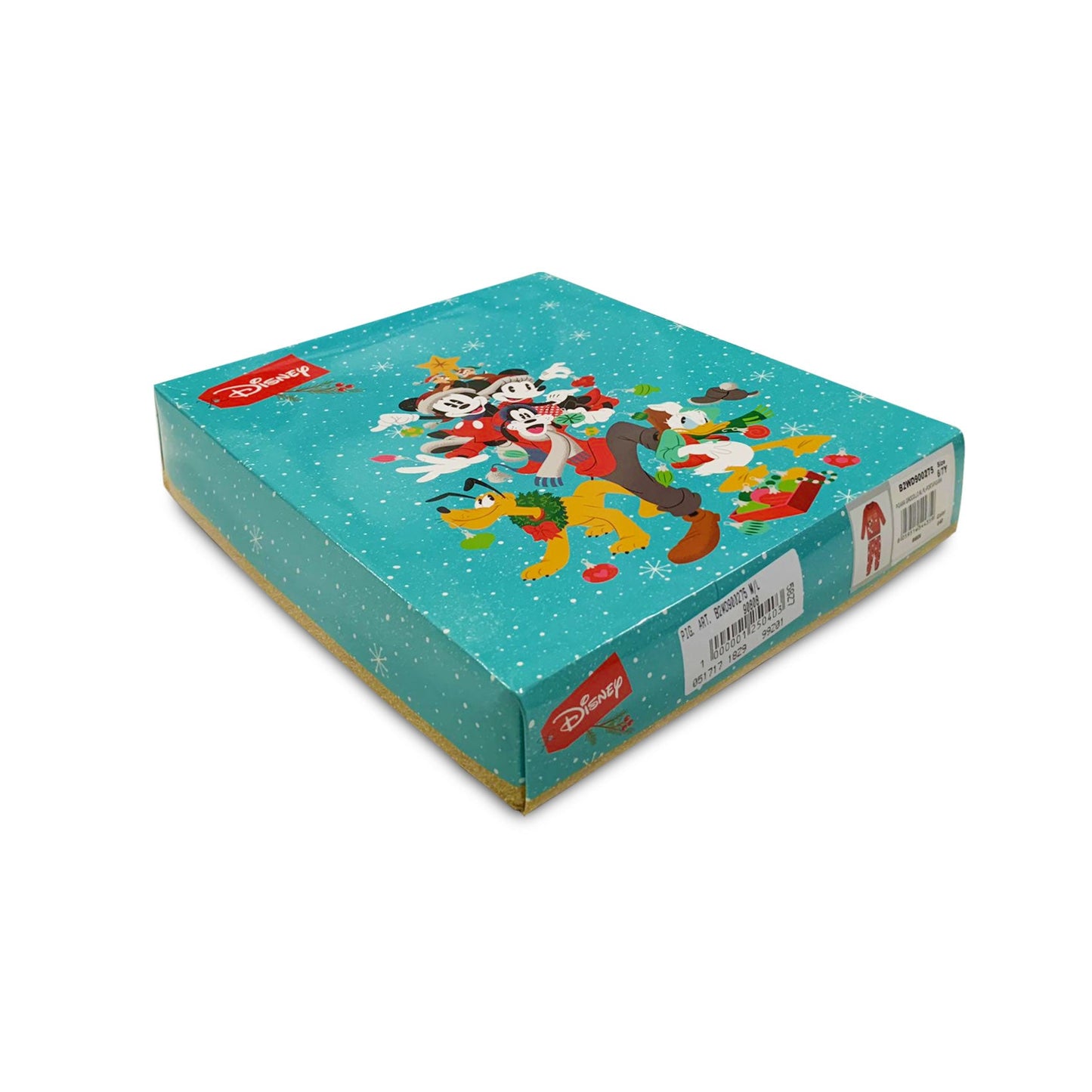 Pigiama natalizio bambino lungo caldo cotone Disney Mickey Mouse Natale 4782