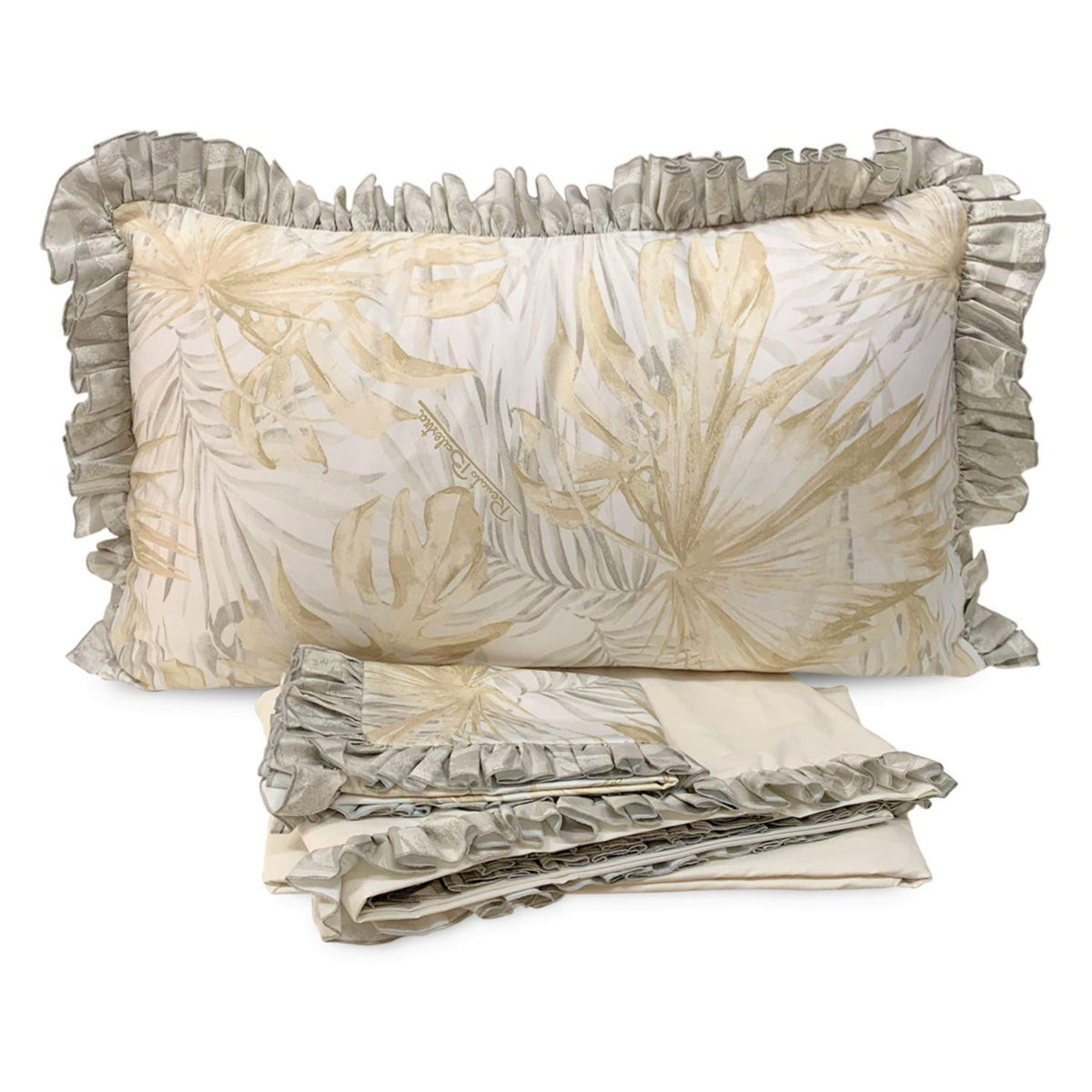 Renato Balestra double cotton sheet set, 2-person, Tropical 4884