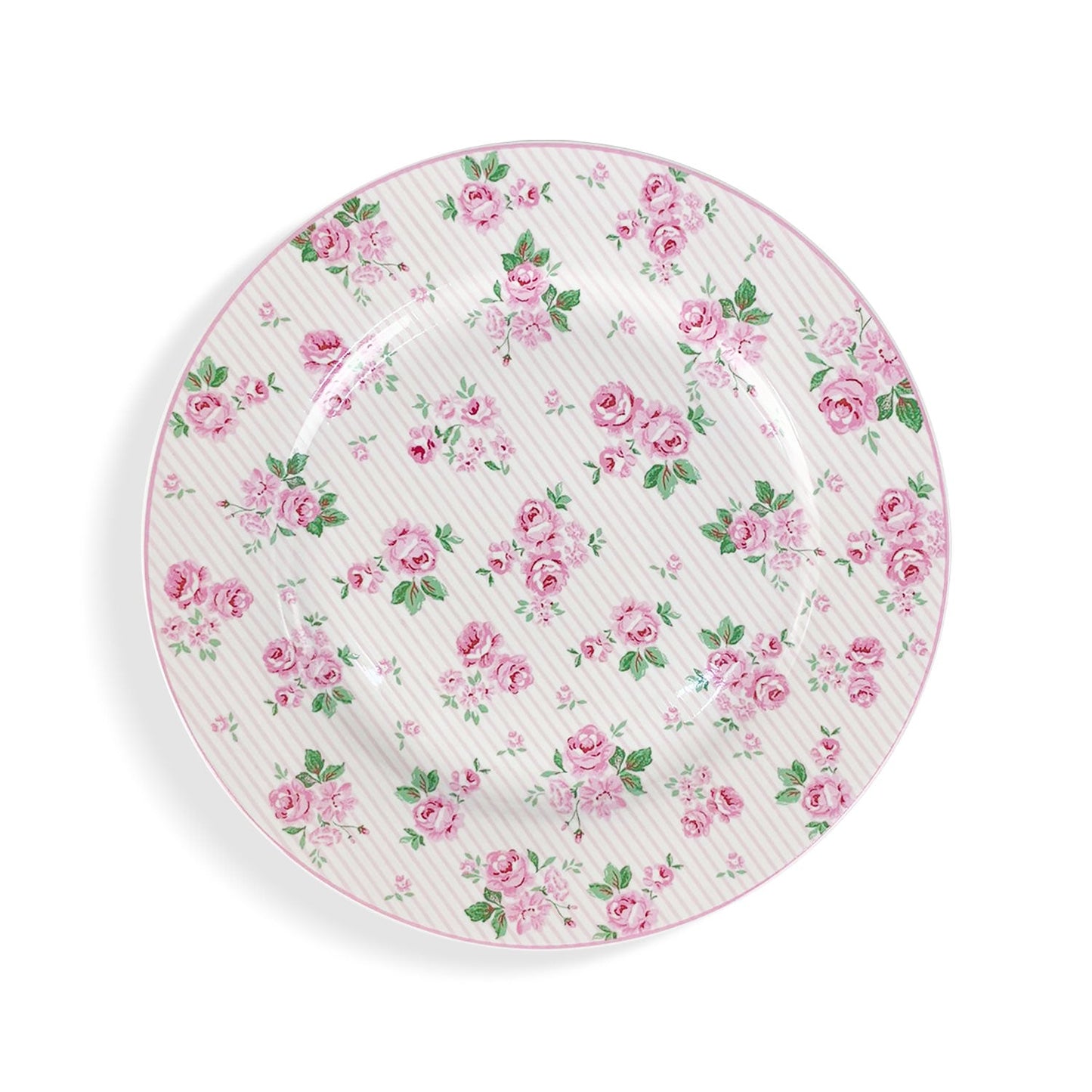 Servizio piatti da dessert Isabelle Rose Lucy Shabby chic porcellana 6pz 5418