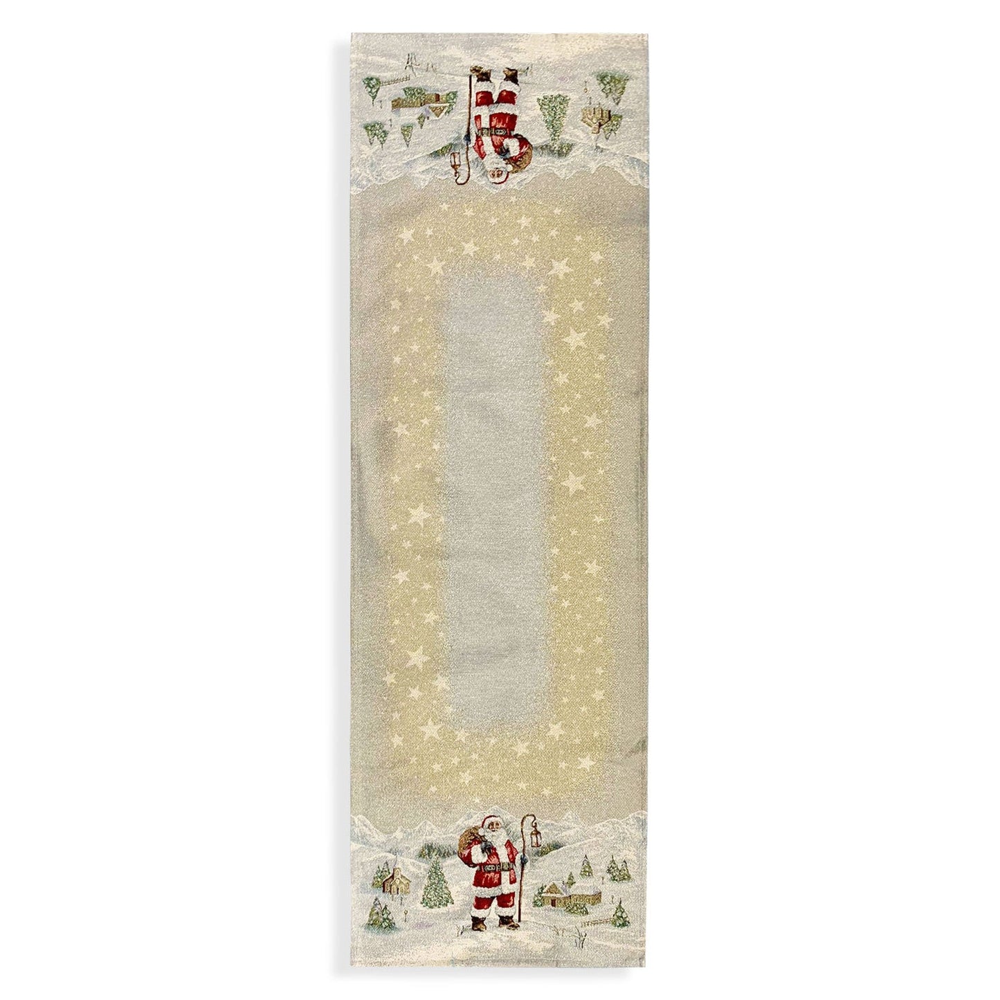 Runner natalizio 47x140cm decorazioni Centrotavola Natale Maestri Cotonieri 5631