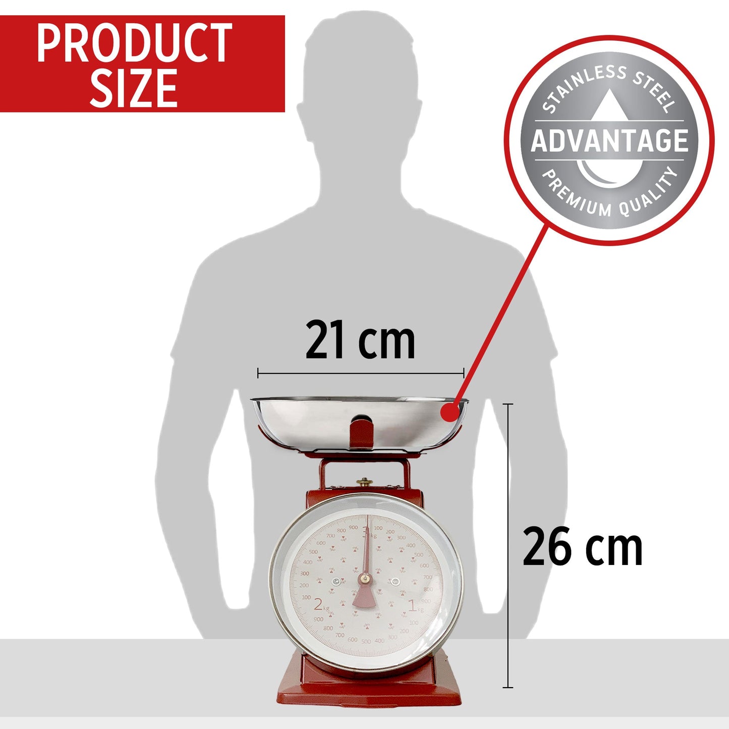 Bilancia da cucina Nuvole di Stoffa stile Retrò Shabby chic C'era una volta 5708