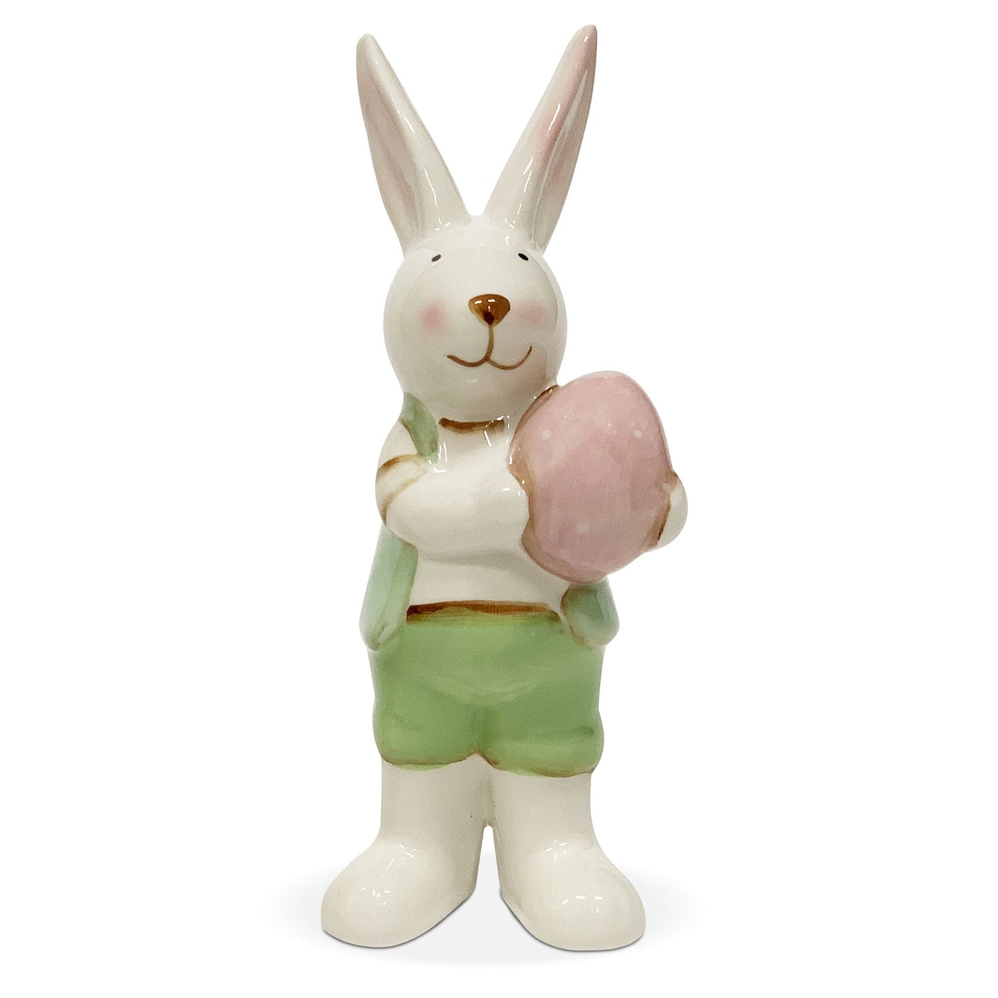 Coniglietto di Pasqua Decorazione pasquale in ceramica Nuvole di Stoffa 6114