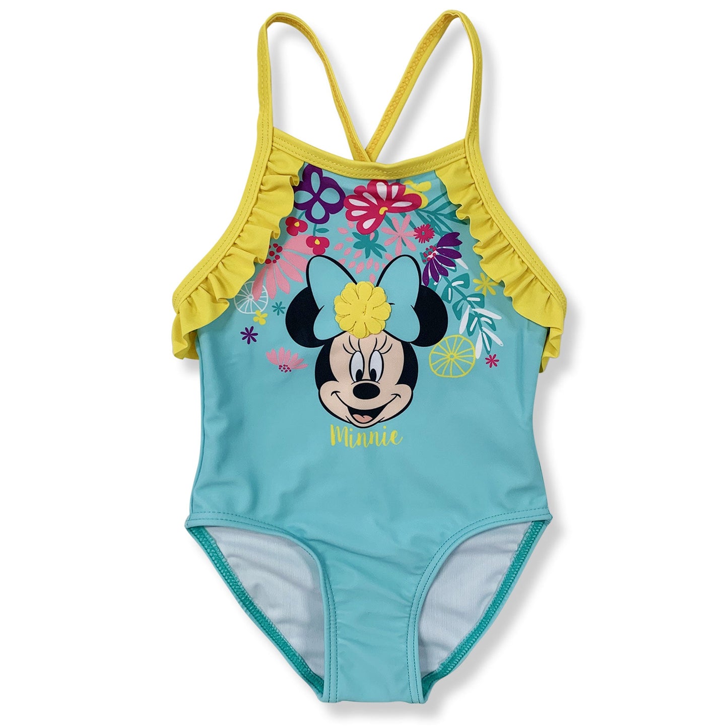 Costume da bagno per neonato bambina Disney Minnie Mouse 1 pezzo bimba mare 6146