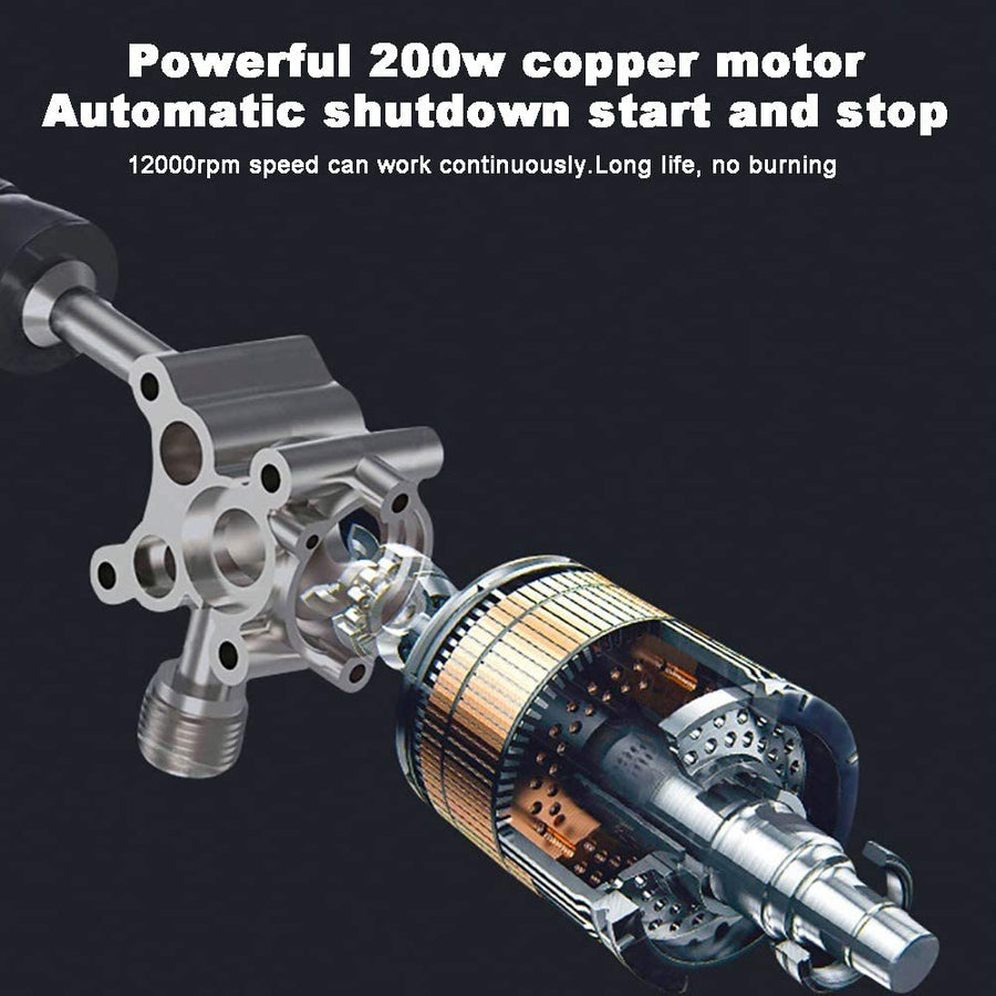 Idropulitrice ad Alta Pressione una batteria 150 bar,24V Spruzzatore a Batteria 5600mA-Tubo 5m,per la Pulizia di Auto/Recinzioni/Giardino/Patio/Piscina