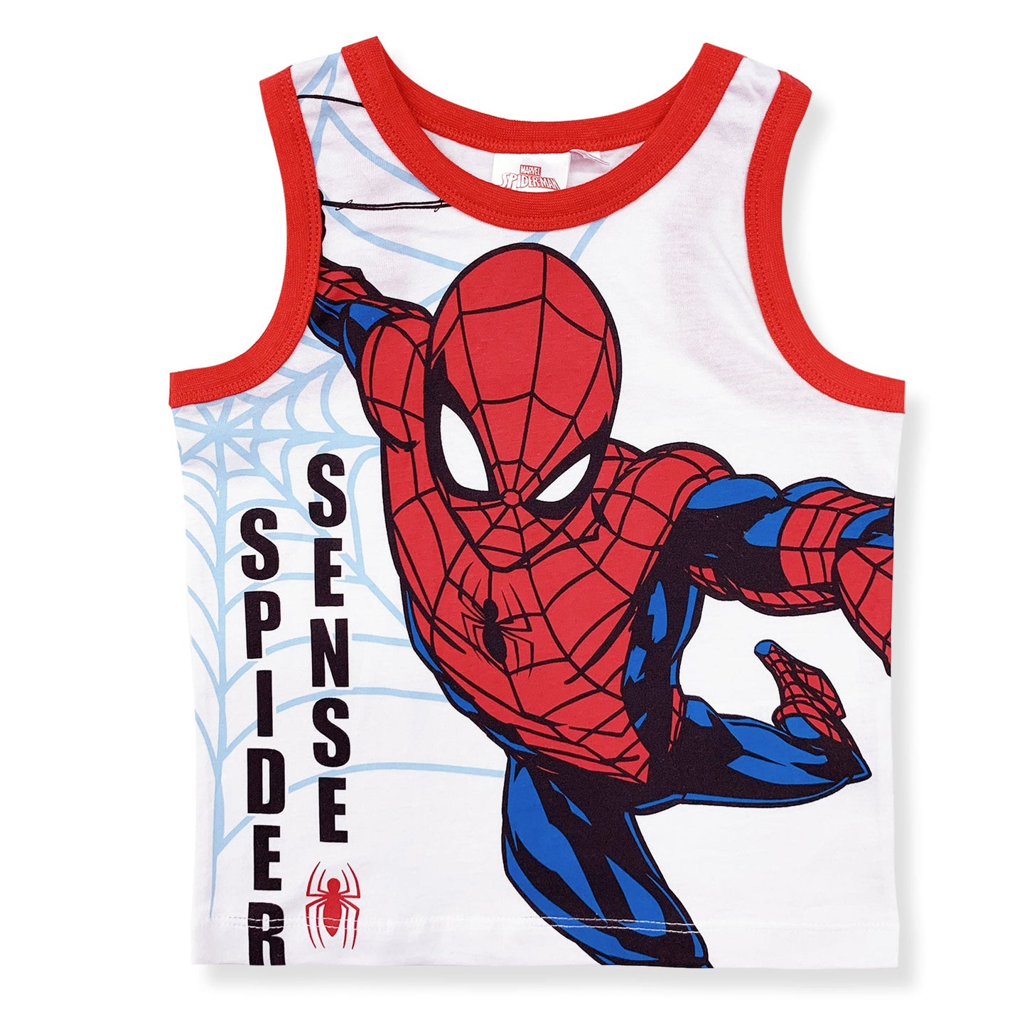 Canotta Marvel Spiderman Maglia bambino in cotone estivo Spider Man 6159