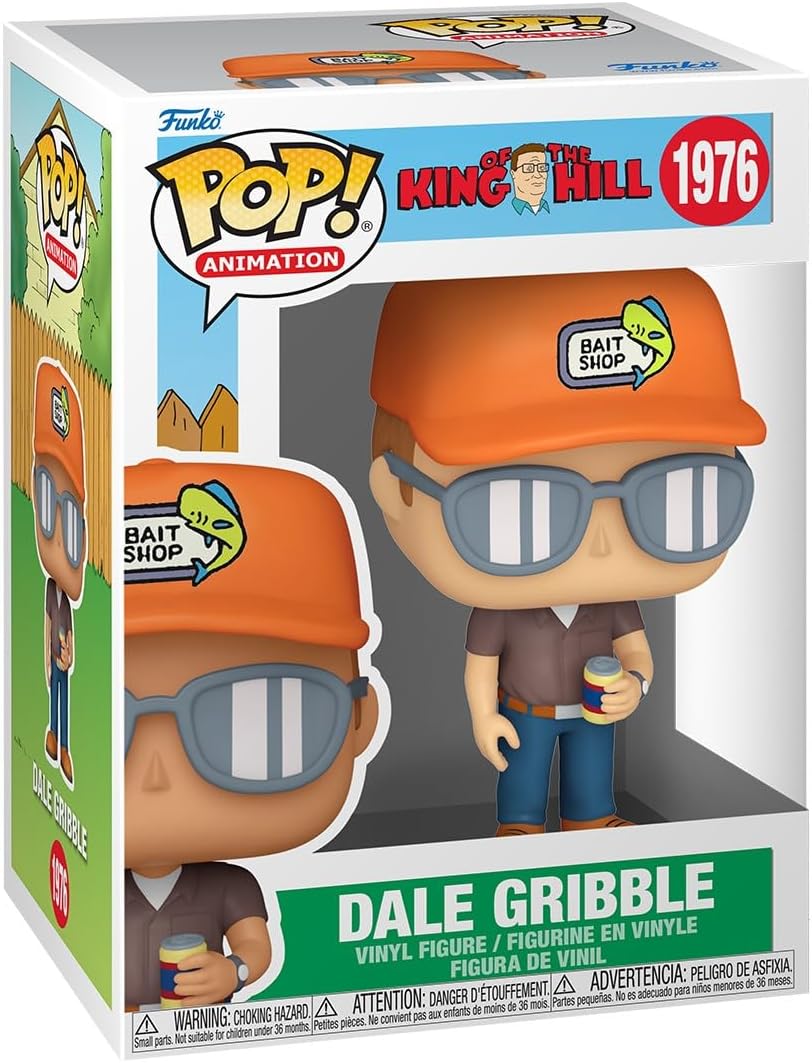 Funko Pop ! Animation - King Of The Hill (1976) Dale Gribble Vinyl Figure 9cm