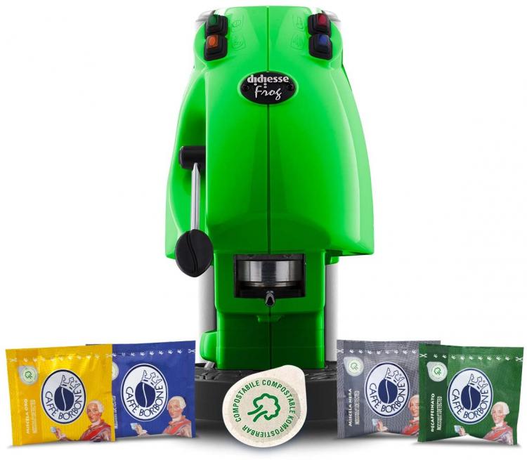 DIDIESSE FROG REVOLUTION BASE VERDE CHIARO MACCHINA DA CAFFÈ CIALDE ESPRESSO