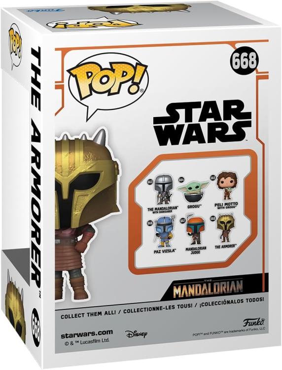 Funko Pop! Star Wars - The Mandalorian S9 (668) - The Armorer Vinyl Figure 9Cm
