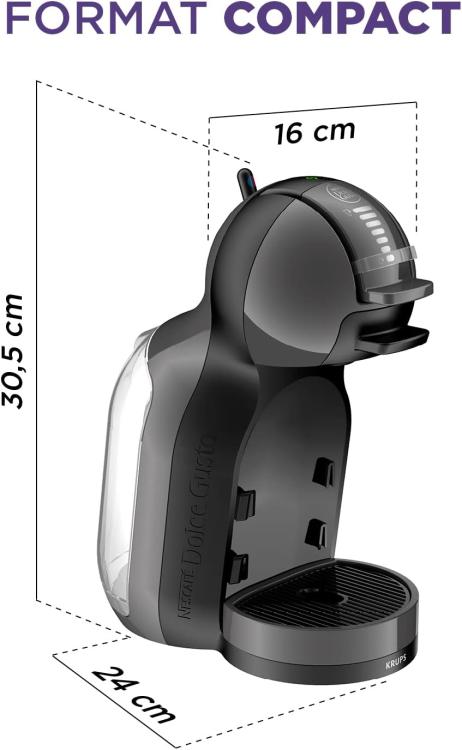 Krups Mini Me Macchina Da Caffe Kp1238 Nescafè Dolce Gusto Espresso Nero Coffee