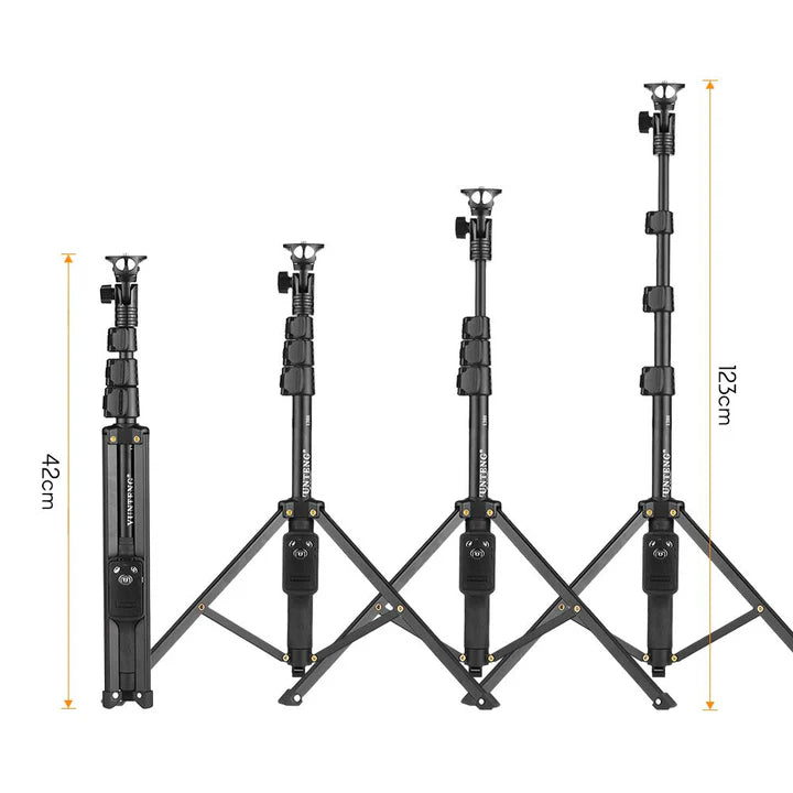 Treppiede Portatile selfie stick con Phone Holder telecomando bluetooth