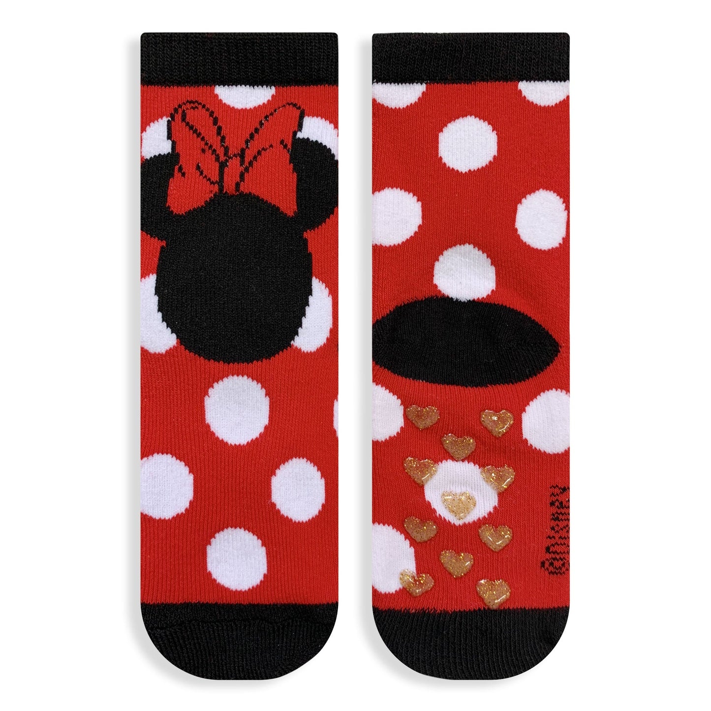 Calzini antiscivolo bambina Disney Minnie Mouse in spugna cotone invernale 6219