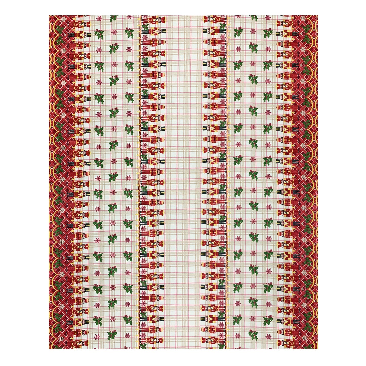 Tovaglia Natalizia loneta stampata Sommaruga 6 posti Natale 6485