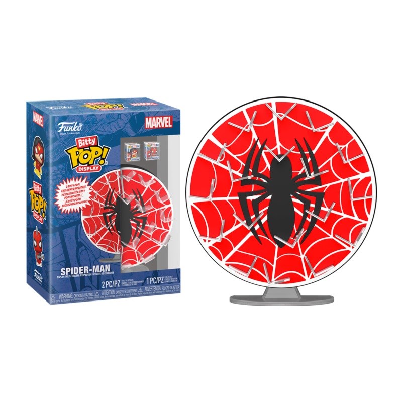 Funko ! Bitty Pop Display ! Bitty Box - Marvel Spider-Man Web Figure
