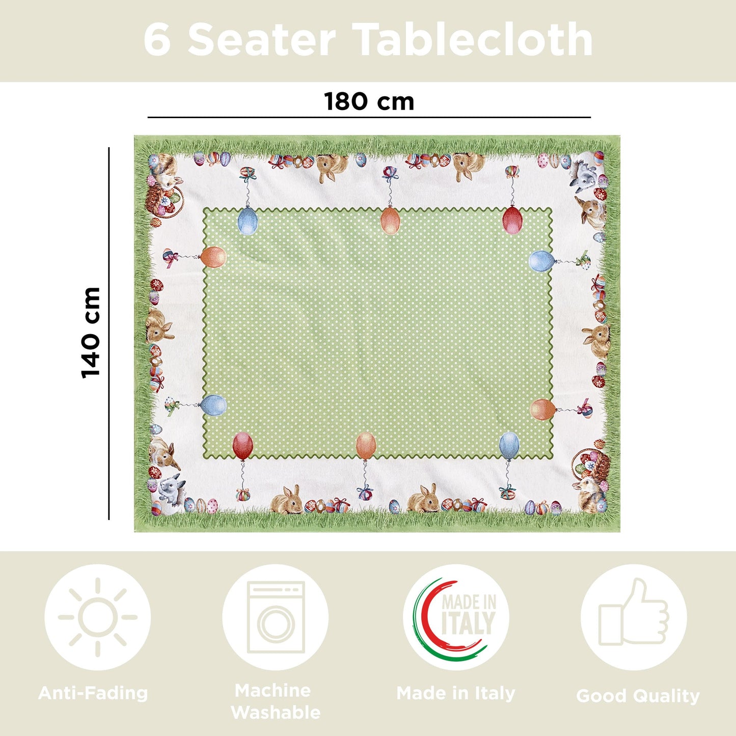 Copritavolo Pasquale Maestri Cotonieri tovaglia Picnic 6 posti in gobelin 6571