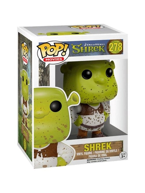 Funko Pop! Movies Shrek 30Th - (278) Shrek (Mud Splatter) Special Figure 9Cm