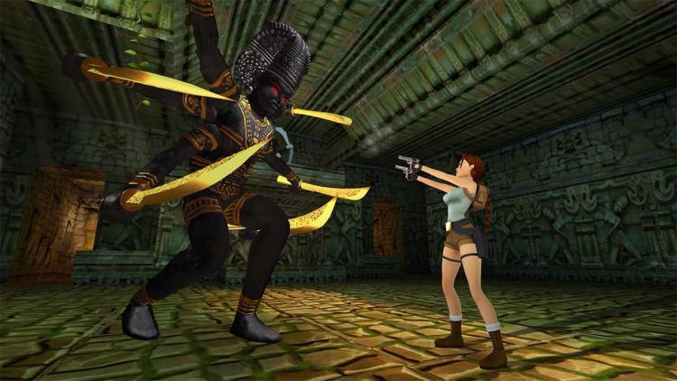 Tomb Raider I-III Remastered Trilogy Starring Lara Croft PS4 Game EU Italian