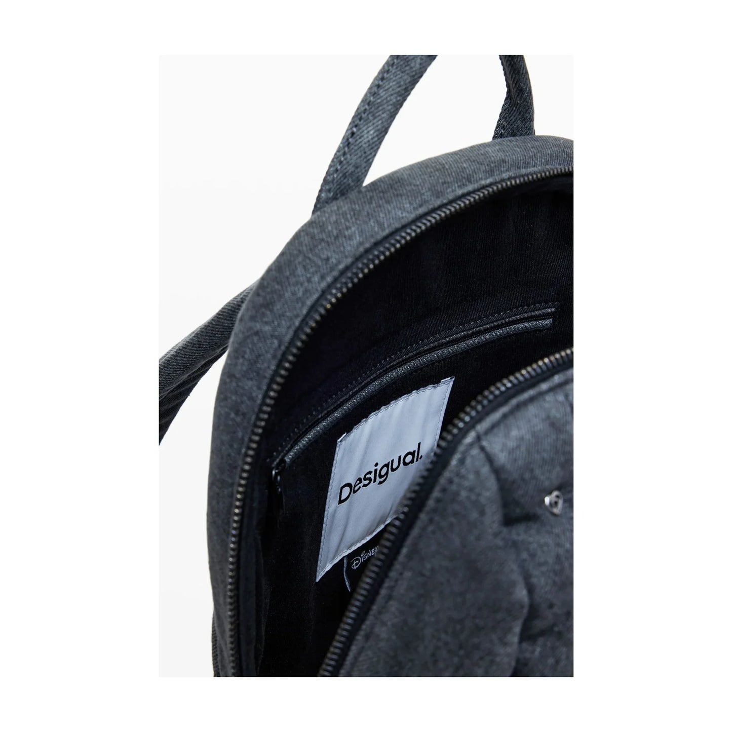 DESIGUAL Zaino Donna Grigio Mickey Studs Chester Modify
