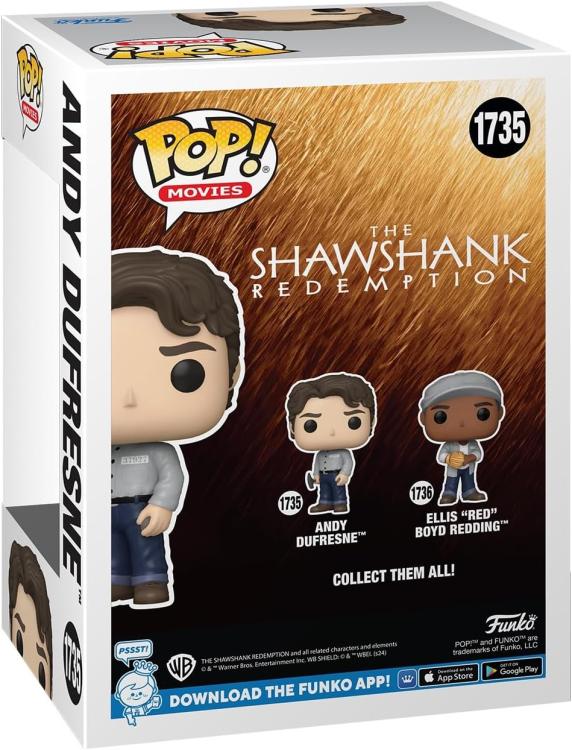 Funko Pop! Movies Le Ali Della Liberta (1735) Andy Dufresne Shawshank Redemption