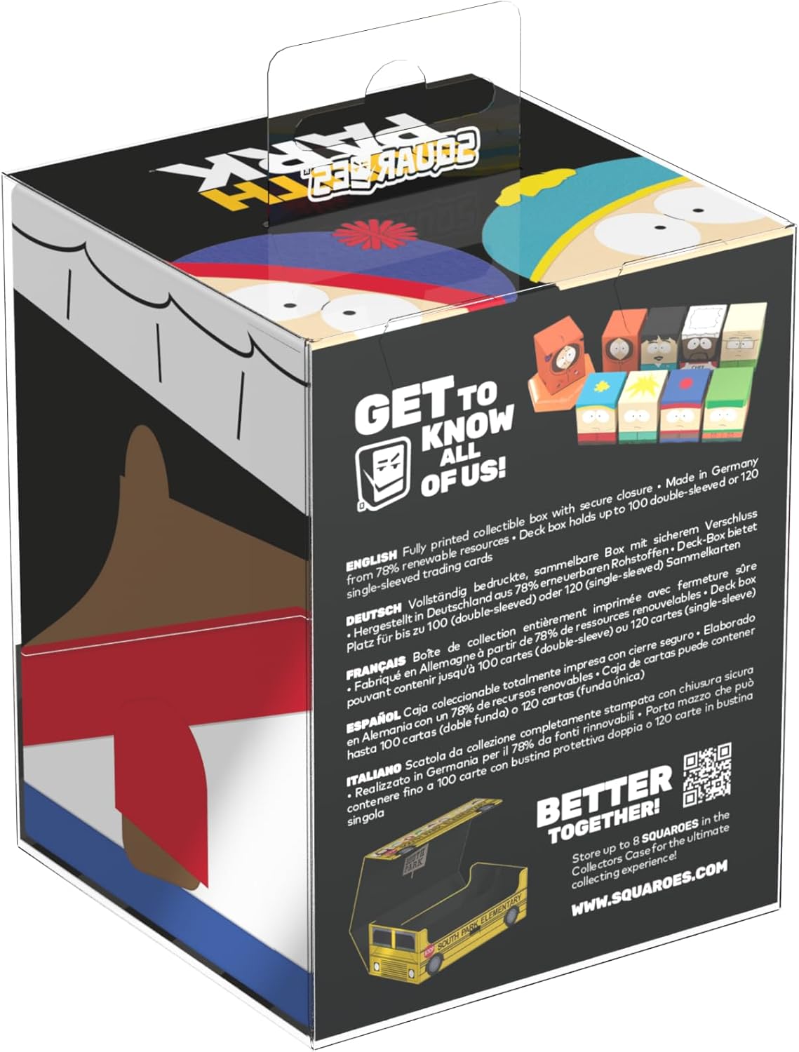 Squaroes South Park SP005 (Chef) Box Collezione Scatola Porta Mazzo Carte TCG