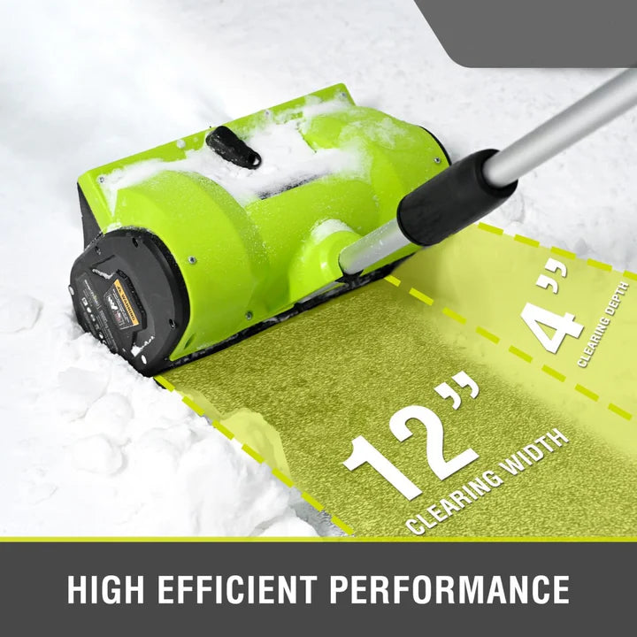 Spazzaneve a batteria Leggera, Compatta e Versatile professionale