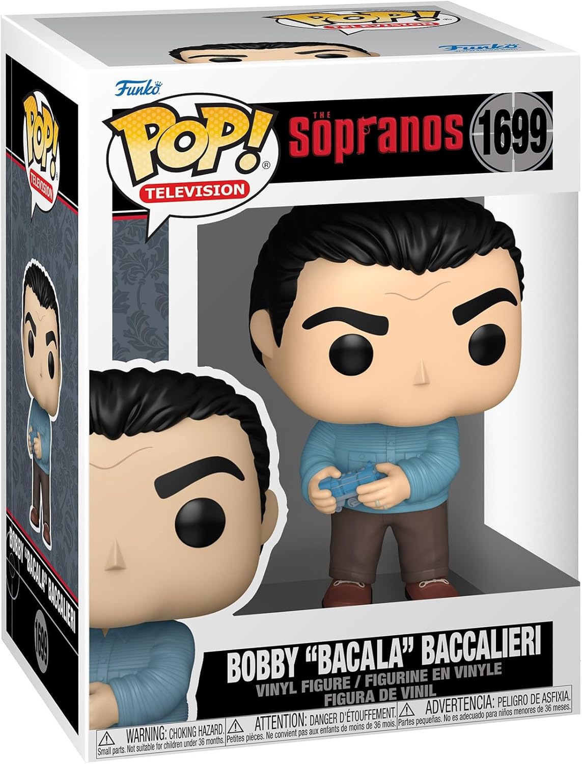 Funko Pop ! Television - The Sopranos (1699) Bobby "Bacala" Baccalieri Vinyl Figure 9cm