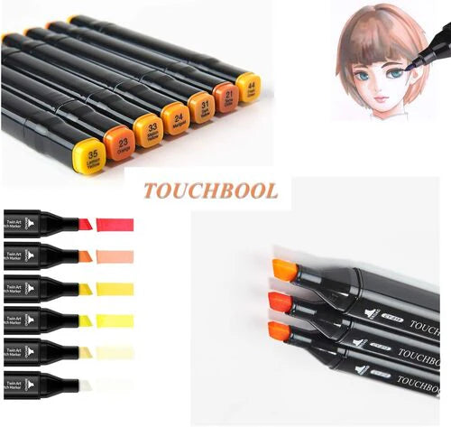 Pennarelli Ultra Fine a Doppia Punta Set di 80 Colori Non Tossici